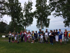 Alle som deltok på leiren fikk diplom